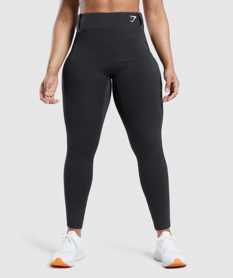 Women\'s Gymshark Sport Leggings Black | NZ 1OSLWY